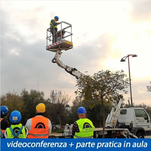 Corso per Addetto Utilizzo di Piattaforme di Lavoro Elevabili Con e Senza Stabilizzatori