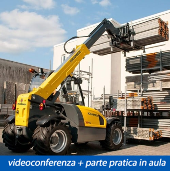 CORSO PER ADDETTO ALL'UTILIZZO DI CARRELLI SEMOVENTI A BRACCIO TELESCOPICO E ROTATIVO