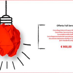 Offerta full service corsi + dvr (rischio alto)