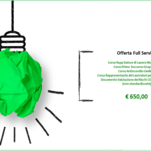Offerta full service corsi + dvr (rischio basso)